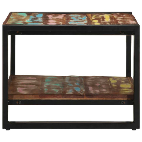 vidaXL Coffee Table Multicolour 70x50x38 cm Solid Wood Reclaimed