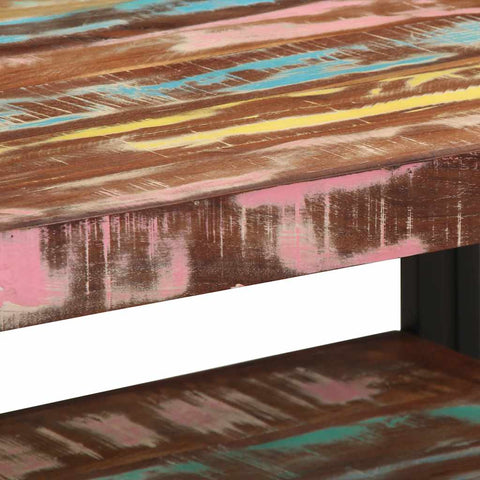 vidaXL Coffee Table Multicolour 70x50x38 cm Solid Wood Reclaimed