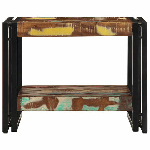 vidaXL Coffee Table Multicolour 50x50x38 cm Solid Wood Reclaimed