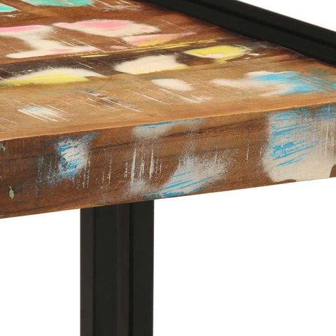 vidaXL Coffee Table Multicolour 40 x 40 x 38 cm Solid reclaimed wood