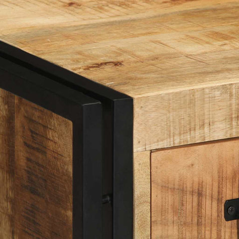 vidaXL Bedside Cabinet Brown 40 x 35 x 50 cm Solid mango wood