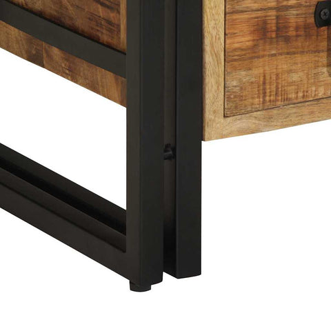 vidaXL Bedside Cabinet Brown 40 x 35 x 50 cm Solid mango wood