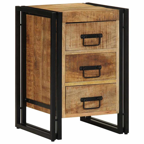 vidaXL Bedside Cabinet Brown 40 x 35 x 50 cm Solid mango wood