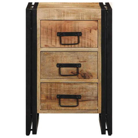 vidaXL Bedside Cabinet Brown 40 x 35 x 50 cm Solid mango wood