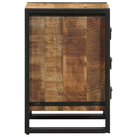 vidaXL Bedside Cabinet Brown 40 x 35 x 50 cm Solid mango wood