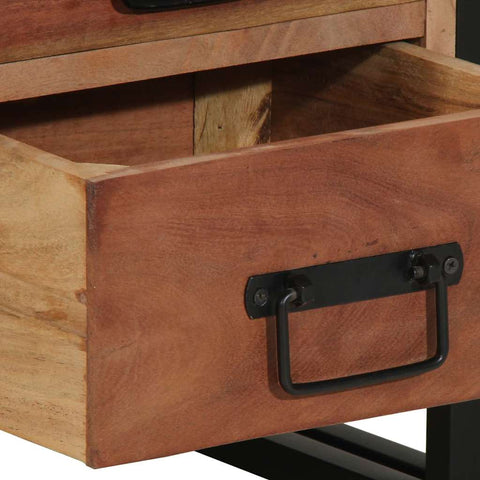 vidaXL Bedside Cabinet Brown 40 x 40 x 59 cm Solid Acacia Wood