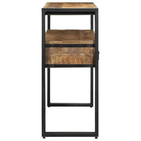 vidaXL Console Table Brown 120 x 33 x 75 cm Solid Mango Wood