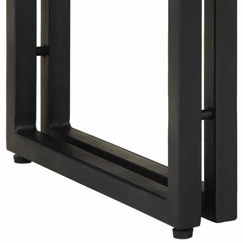 vidaXL Console Table with Shelf Brown 90 x 33 x 75 cm Solid Mango Wood