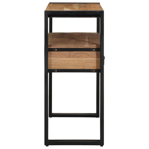 vidaXL Console Table Brown 90 x 33 x 75 cm Solid Acacia Wood