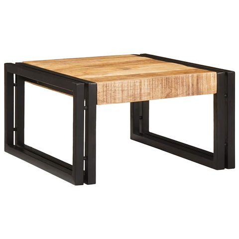 vidaXL Bathroom Shelf 40 x 50 x 23 cm Solid Mango Wood, Iron