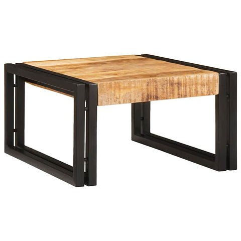 vidaXL Bathroom Shelf 40 x 50 x 23 cm Solid Mango Wood, Iron