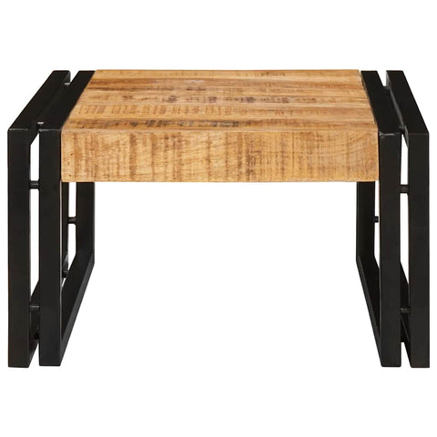 vidaXL Bathroom Shelf 40 x 50 x 23 cm Solid Mango Wood, Iron