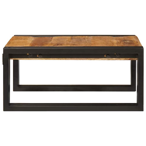 vidaXL Bathroom Shelf 40 x 50 x 23 cm Solid Mango Wood, Iron
