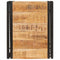 vidaXL Bathroom Shelf 40 x 50 x 23 cm Solid Mango Wood, Iron