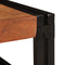 vidaXL Bathroom Shelf 40 x 50 x 23 cm Solid Mango Wood, Iron