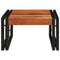 vidaXL Bathroom Shelf 40 x 50 x 23 cm Solid Mango Wood, Iron
