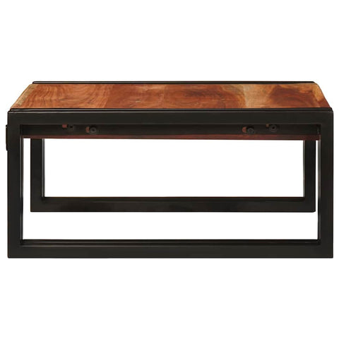vidaXL Bathroom Shelf 40 x 50 x 23 cm Solid Mango Wood, Iron