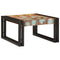 vidaXL Bathroom Shelf 60 x 50 x 23 cm Solid Mango Wood, Iron