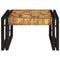 vidaXL Bathroom Shelf 60 x 50 x 23 cm Solid Mango Wood, Iron