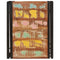 vidaXL Bathroom Shelf 60 x 50 x 23 cm Solid Mango Wood, Iron