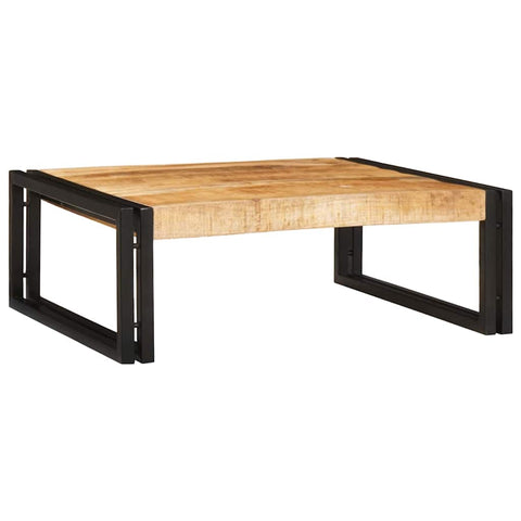 vidaXL Bathroom Shelf 65 x 50 x 23 cm Solid Mango Wood, Iron