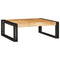 vidaXL Bathroom Shelf 65 x 50 x 23 cm Solid Mango Wood, Iron