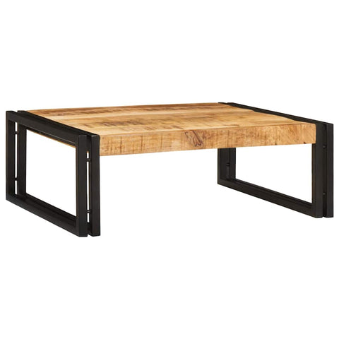 vidaXL Bathroom Shelf 65 x 50 x 23 cm Solid Mango Wood, Iron