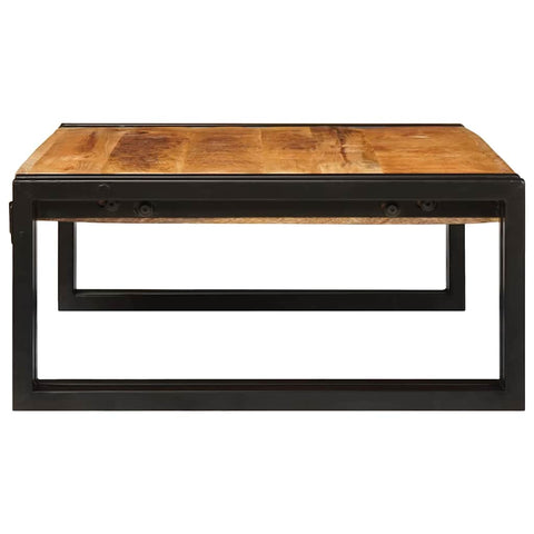 vidaXL Bathroom Shelf 65 x 50 x 23 cm Solid Mango Wood, Iron