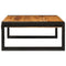vidaXL Bathroom Shelf 65 x 50 x 23 cm Solid Mango Wood, Iron