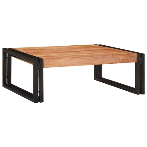 vidaXL Bathroom Shelf 65 x 50 x 23 cm Solid Mango Wood, Iron