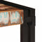 vidaXL Bathroom Shelf 65 x 50 x 23 cm Solid Mango Wood, Iron