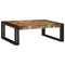 vidaXL Bathroom Shelf 65 x 50 x 23 cm Solid Mango Wood, Iron