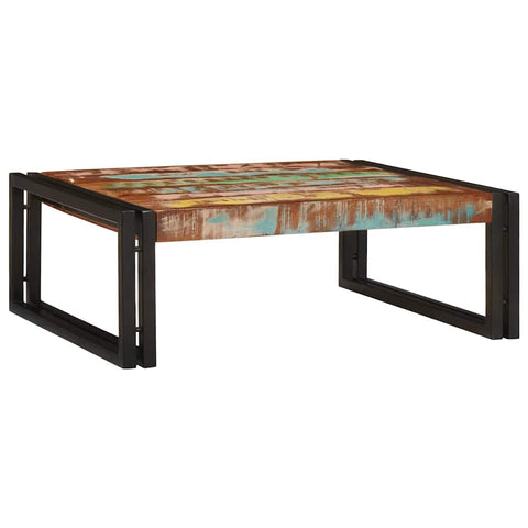 vidaXL Bathroom Shelf 65 x 50 x 23 cm Solid Mango Wood, Iron