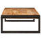 vidaXL Bathroom Shelf 80 x 50 x 23 cm Solid Mango Wood, Iron