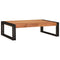 vidaXL Bathroom Shelf 80 x 50 x 23 cm Solid Mango Wood, Iron