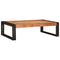 vidaXL Bathroom Shelf 80 x 50 x 23 cm Solid Mango Wood, Iron