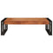vidaXL Bathroom Shelf 80 x 50 x 23 cm Solid Mango Wood, Iron