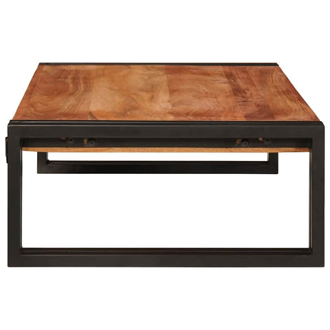 vidaXL Bathroom Shelf 80 x 50 x 23 cm Solid Mango Wood, Iron