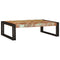 vidaXL Bathroom Shelf 80 x 50 x 23 cm Solid Mango Wood, Iron