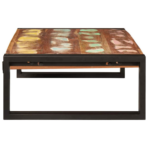 vidaXL Bathroom Shelf 80 x 50 x 23 cm Solid Mango Wood, Iron