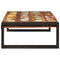 vidaXL Bathroom Shelf 80 x 50 x 23 cm Solid Mango Wood, Iron