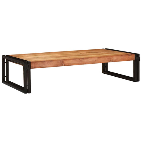 vidaXL Bathroom Shelf 100 x 50 x 23 cm Solid Mango Wood, Iron