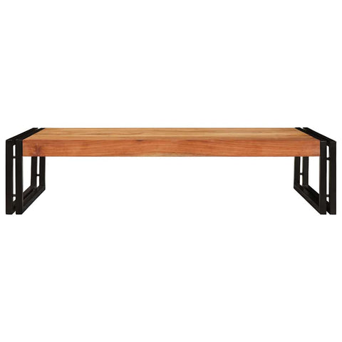 vidaXL Bathroom Shelf 100 x 50 x 23 cm Solid Mango Wood, Iron
