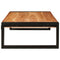 vidaXL Bathroom Shelf 100 x 50 x 23 cm Solid Mango Wood, Iron