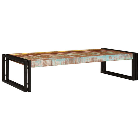 vidaXL Bathroom Shelf 100 x 50 x 23 cm Solid Mango Wood, Iron