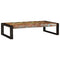 vidaXL Bathroom Shelf 100 x 50 x 23 cm Solid Mango Wood, Iron