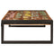 vidaXL Bathroom Shelf 100 x 50 x 23 cm Solid Mango Wood, Iron