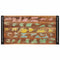 vidaXL Bathroom Shelf 100 x 50 x 23 cm Solid Mango Wood, Iron