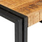 vidaXL Bathroom Shelf 120 x 50 x 23 cm Solid Mango Wood, Iron
