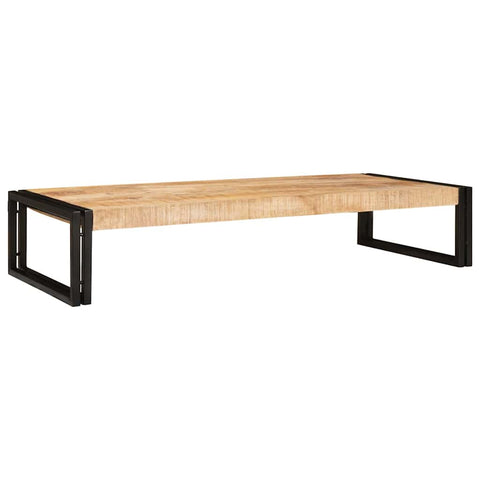 vidaXL Bathroom Shelf 120 x 50 x 23 cm Solid Mango Wood, Iron